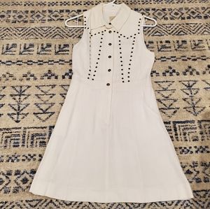 Studded a-line dress